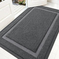 OLANLY Front Door Mat Outside 59x34, All-Season Heavy-Duty Rubber Doormat