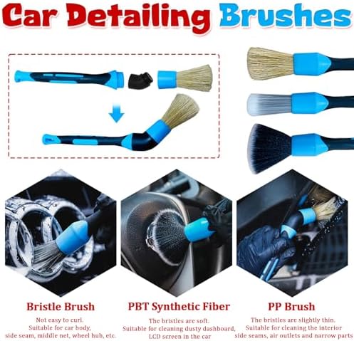 Spray Bottle Holder Wall Mount, 22Pcs Car Detailing Bottle Holder Rack Set