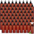 Barydat 12 Pcs 3.4 oz Squeeze Applicator Bottles for Hair Oiling, Amber