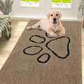 Smiry Dog Door Mat for Muddy Paws, Absorbent Non Slip Dirt Trapper, 59x35
