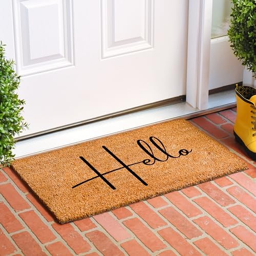 Calloway Mills Kenzo Hello Doormat, (24" x 36" x 0.60")