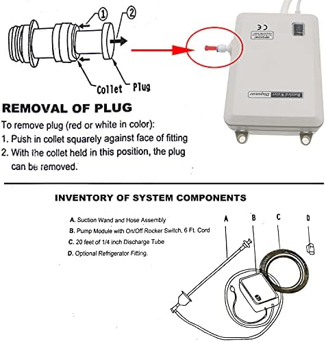 TDRENERGY Bottle Water Dispenser Pump System Automatic 110V 40psi 1 GPM for Home/Office Kitchen Refrigerator Coffee Maker Ice Maker for 3 or 5 Gal Water Bottle Single Inlet