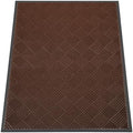 Indoor Outdoor Door Mat, 5' x 4' Doormat for Entryway, Brown