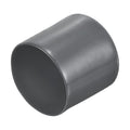 20pcs Rubber End Caps 45mm ID Vinyl Round Tube Bolt Cap Cover Thread Protectors Dark Grey