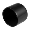 20pcs Rubber End Caps 36mm ID Vinyl Round Tube Bolt Cap Cover Thread Protectors Black (20 Count)