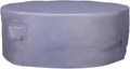 Round Patio Furniture Cover, Heavy Duty and Waterproof for Outdoor Furniture covers, Round outdoor table cover, Patio table cover 62"DIA x 27.5"H Grey