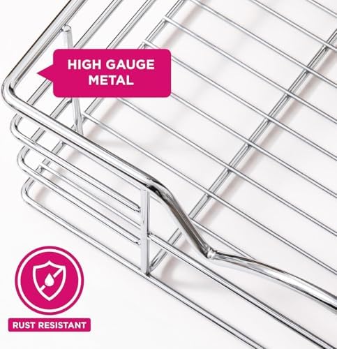 HOLDN’ STORAGE Pull Out Cabinet Organizer, Pantry Drawer, 14"W x 21"D x 5"H
