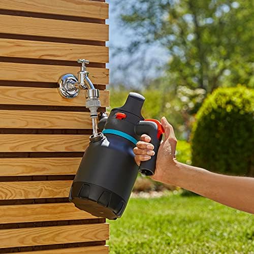 Gardena Pressure Sprayer 1.25 l: Pressure sprayer with angled 90° nozzle, second opening with additional measuring cap, ergonomic handle (11120-20)