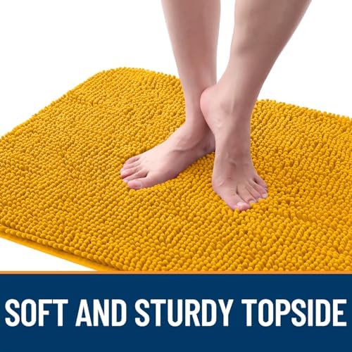OLANLY Dog Door Mat for Muddy Paws 70x32, Super Absorbent Chenille Mud Mat