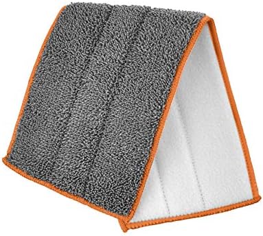 Superio Microfiber Pads, Refill for Miracle Mop, Microfiber Replacement Head , 16 Inch Refill for Flat, Spray- Grey