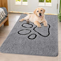 Smiry Dog Door Mat for Muddy Paws, Absorbent Non Slip Dirt Trapper, 40x32