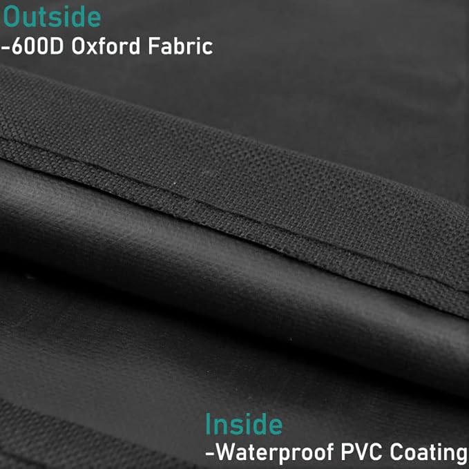 ZJYWSCH Grill Cover for Pit Boss Phoenix 376 Kettle Grill Onyx Edition PB22KNX 600D Heavy Duty Weather Resistant PitBoss Phoenix Kettle Pellet Charcoal Grill Smoker Cover Waterproof