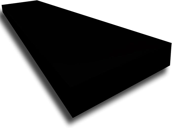 FoamTouch 4" Height x 48" Width x 72" Length Camper/RV bunk Mattress (Foam Only) Charcoal -No Cover