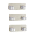 3 Pcs Broom and Mop Grippers Wall Hook Self (3 Count)