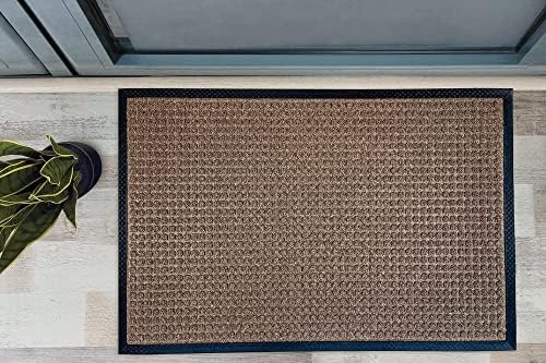 Envelor Front Door Mat - Indoor/Outdoor Entrance Non-Slip Durable Floor Mat for Kitchen & Home Decor, 24 x 36 Inches, Brown