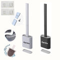 Toilet Brush with Holder Silicone Toilet Brush and Cleaning Brush for Household Bathroom Toliet Brush Set