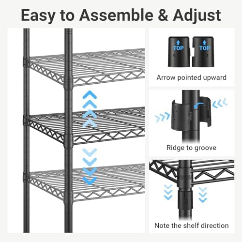 VIPEK Classic V6 Wire Garment Rack, Dynamic Closet System Adjustable