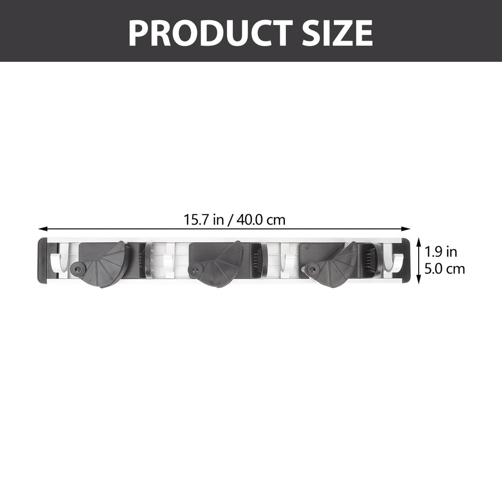 Wall Mounted Mop and Broom Holder Rack
