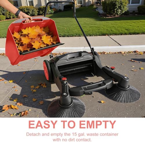 Walk Behind Hand Push Floor Sweeper