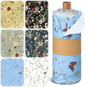 60 Pack Reusable Kitchen Cloths Cotton Towels, Rich Flowers