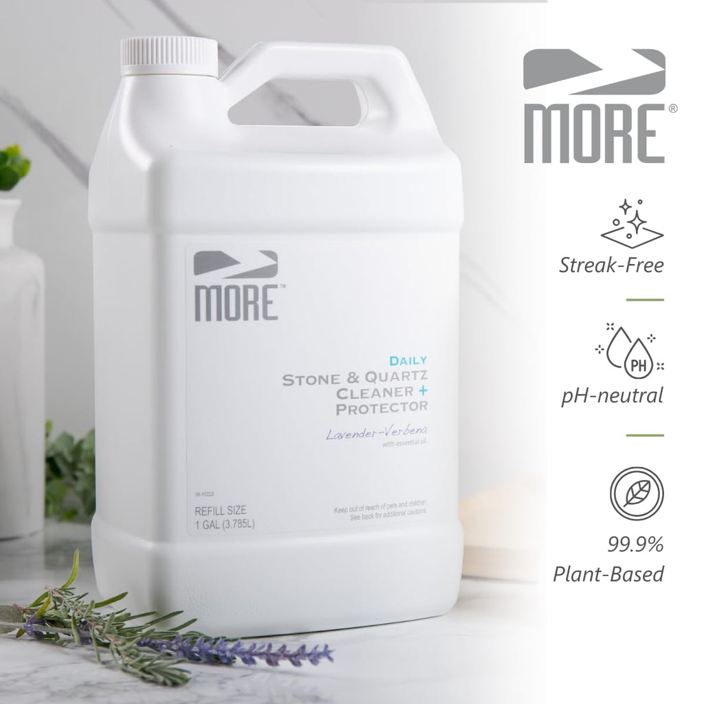 MORE Stone & Quartz Cleaner + Protector (128 Fl Oz)