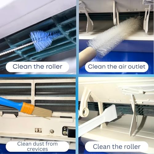 Mini Split AC Cleaning Kit with 2L Pressure Sprayer Fits 27-37in Unit