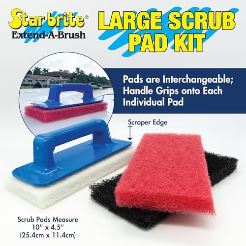 STAR BRITE Large Multi-Texture Scrub Pad Kit