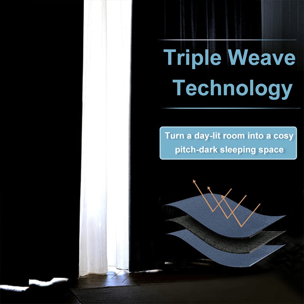 Short Blackout Curtains for Small Window (2 Count)