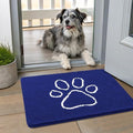 Smiry Dog Door Mat for Muddy Paws, Absorbent Non Slip Dirt Trapper, 24x16