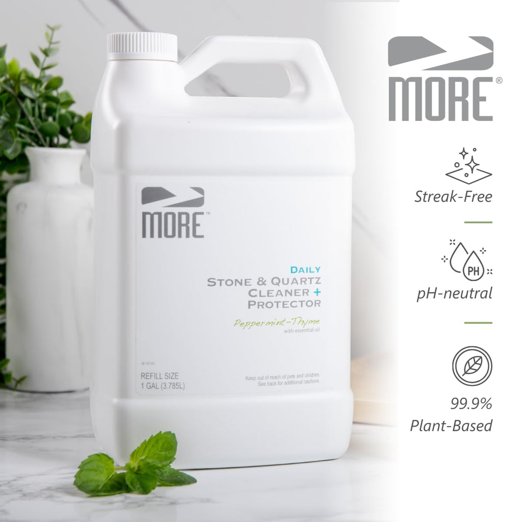 MORE Stone & Quartz Cleaner + Protector (144 Fl Oz)