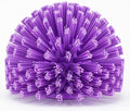 SPARTA Industrial Tank Brush Head Pipe Brush Head, Drain Brush with 3/4" Thread Hole (Handle Not Included) for Commercial Use, Plastic, 5 x 3.9 Inches, Purple - (Pack of 1)