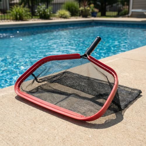 SKIMLITE MANUFACTURING Spartan 19.5" Pool Leaf Rake, Heavy Duty, Wide Mouth