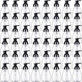 Nuenen 48 Pcs Foaming Soap Dispenser Pump Bottles,8oz Plastic, Black