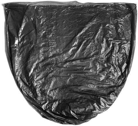 Aluf Plastics 45 Gal Black Trash Bags, 16 Micron (EQ.), 39" x 46" (250 Pk)