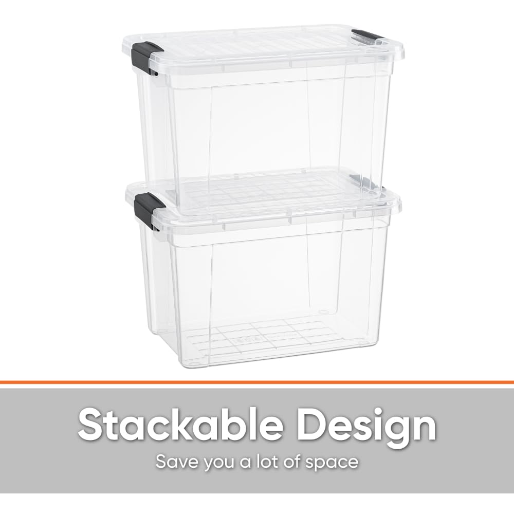 Clear Storage Box with Lid
