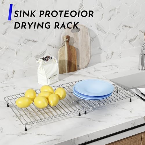 Sink Protector for Kohler K-6639-ST Whitehaven, Stainless Steel Sink Rack Replacement for Kohler Whitehaven Farmhouse Cairn K-6488/K-6489 Bottom Racks