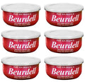 Beurdell French Salted Real Canned Butter 100% Natural Pasteurized Butter A real butter from France | Great For Hurricane Preparedness Emergency Survival Kit Great For Cooking, Baking Pack of 6