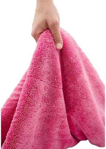 The Diva Drying Towel V2 - Large Professional Microfiber Car Drying Towel, 30x35 inches, 70/30 Premium Korean Quality,1200 GSM, Twist Loop, Suede Edge, Pack of 1