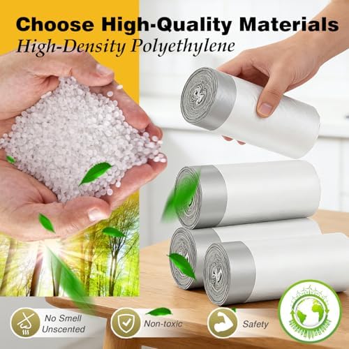 8 Gallon Trash Bags with Drawstring