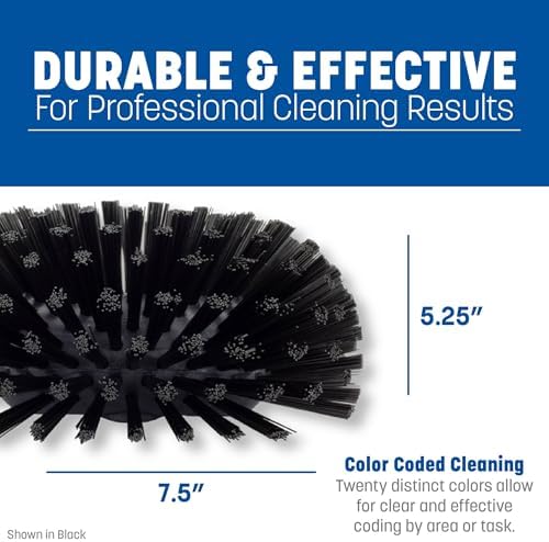 SPARTA Kettle Brush, Essential Scrubber with Flared Head for Cleaning Tanks and Kettles, 5.25" x 7.5", 2 Count, Gray
