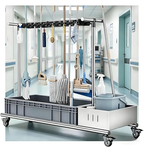 Heavy Duty Mop and Broom Holder