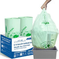BEIDOU-PAC 8-10 Gallon Compostable Trash Bags, 120 Count, Compost Bags Kitchen Trash Bags with Handle, Sturdy Garbage Bags Food Scrap Waste Bags, ASTM D6400, US BPI Certified