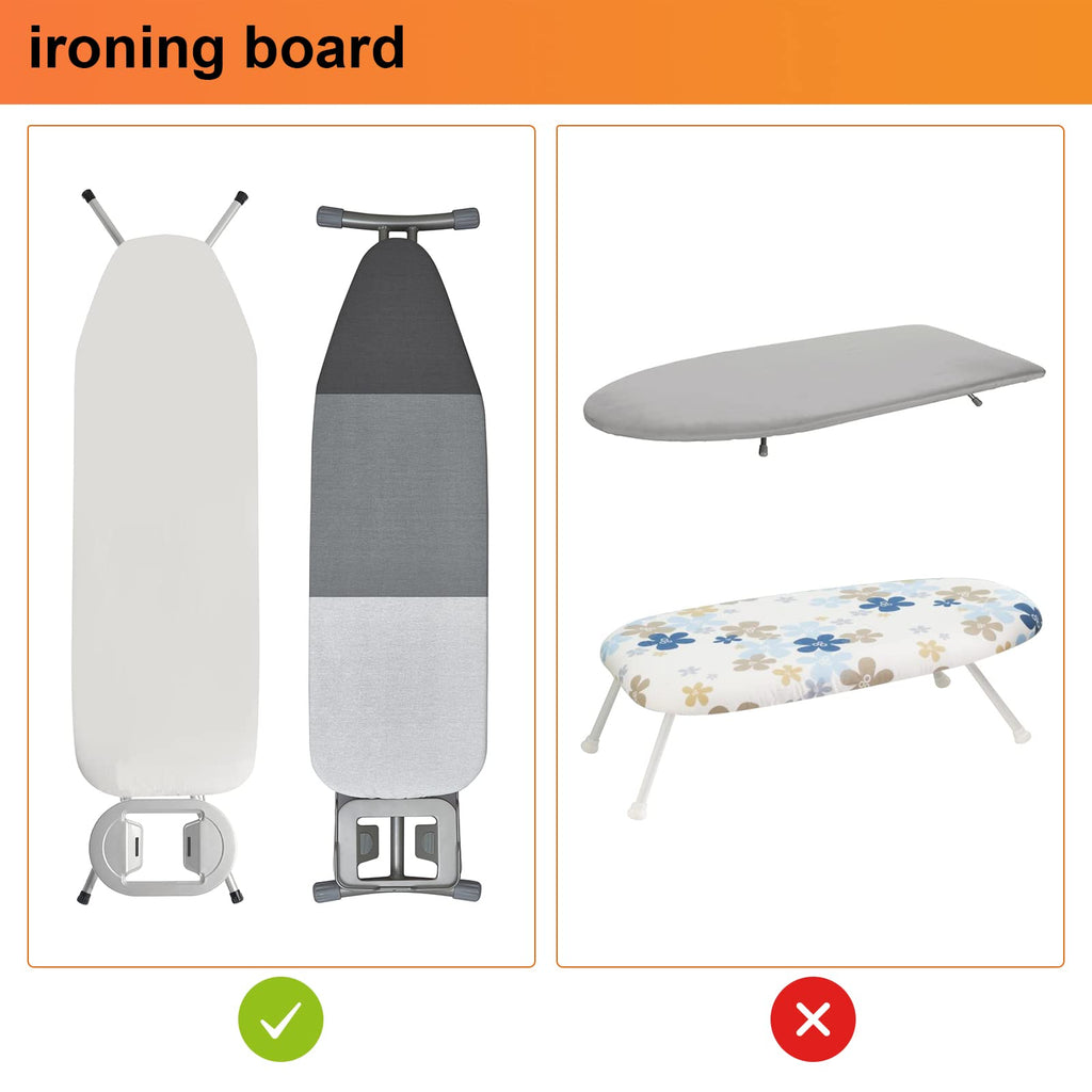 Wall Mount Over The Door Ironing Board Holder with Large Storage Basket