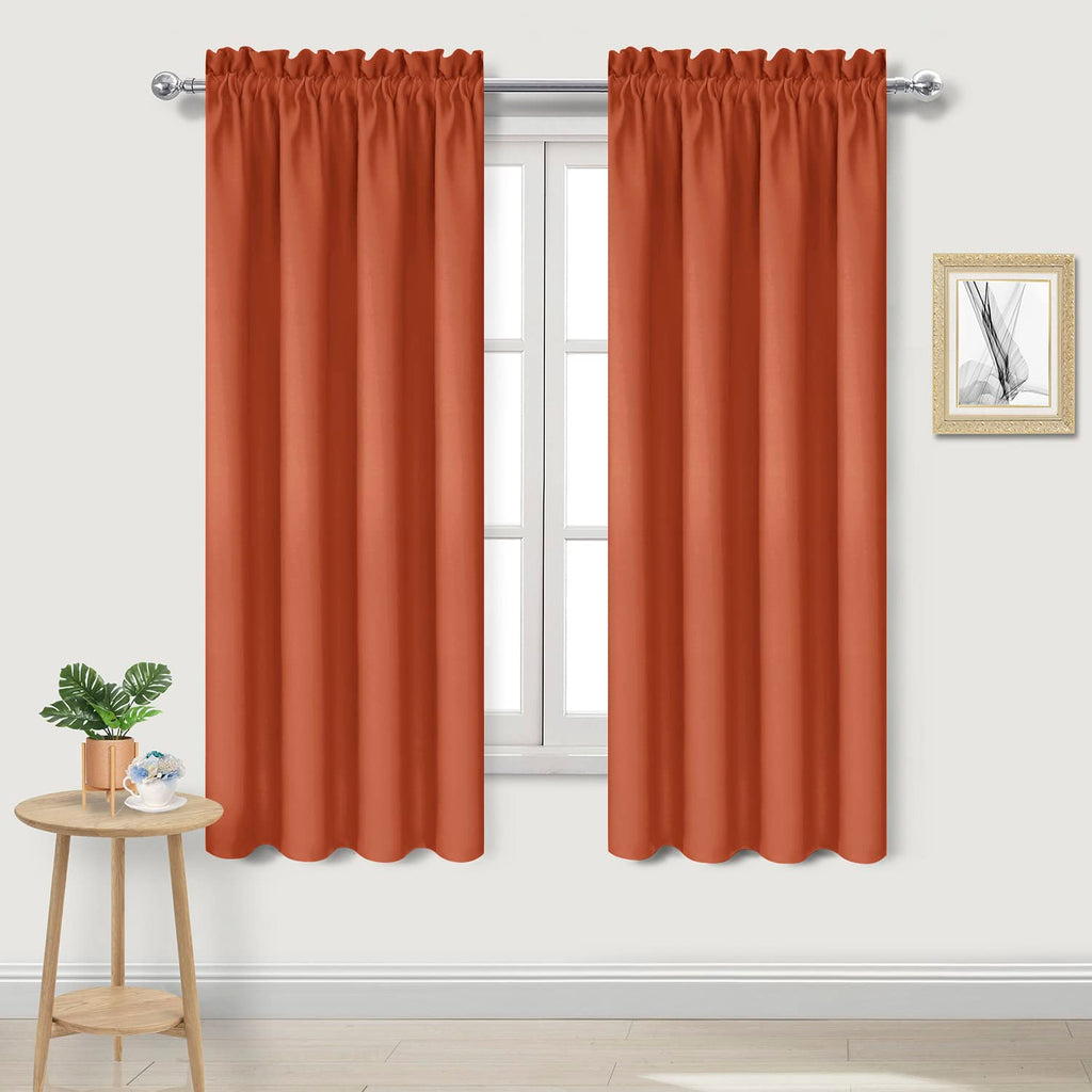 Blackout Curtains for Bedroom Living Room 42 x 63 Inch Long 2 Panels (2 Count)