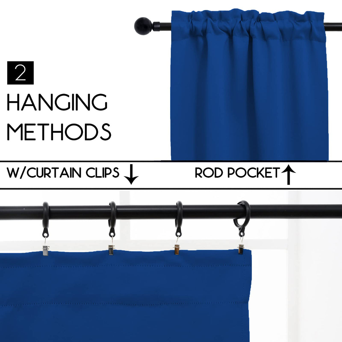 Cafe Curtain Half Window Tier Curtain (2 Count)