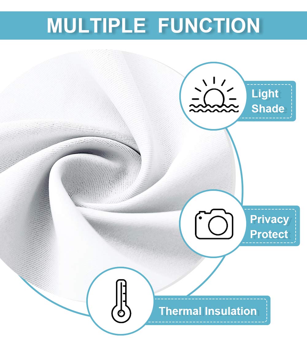Curtains for Bedroom Living Room Nursery Office 72 inches Long