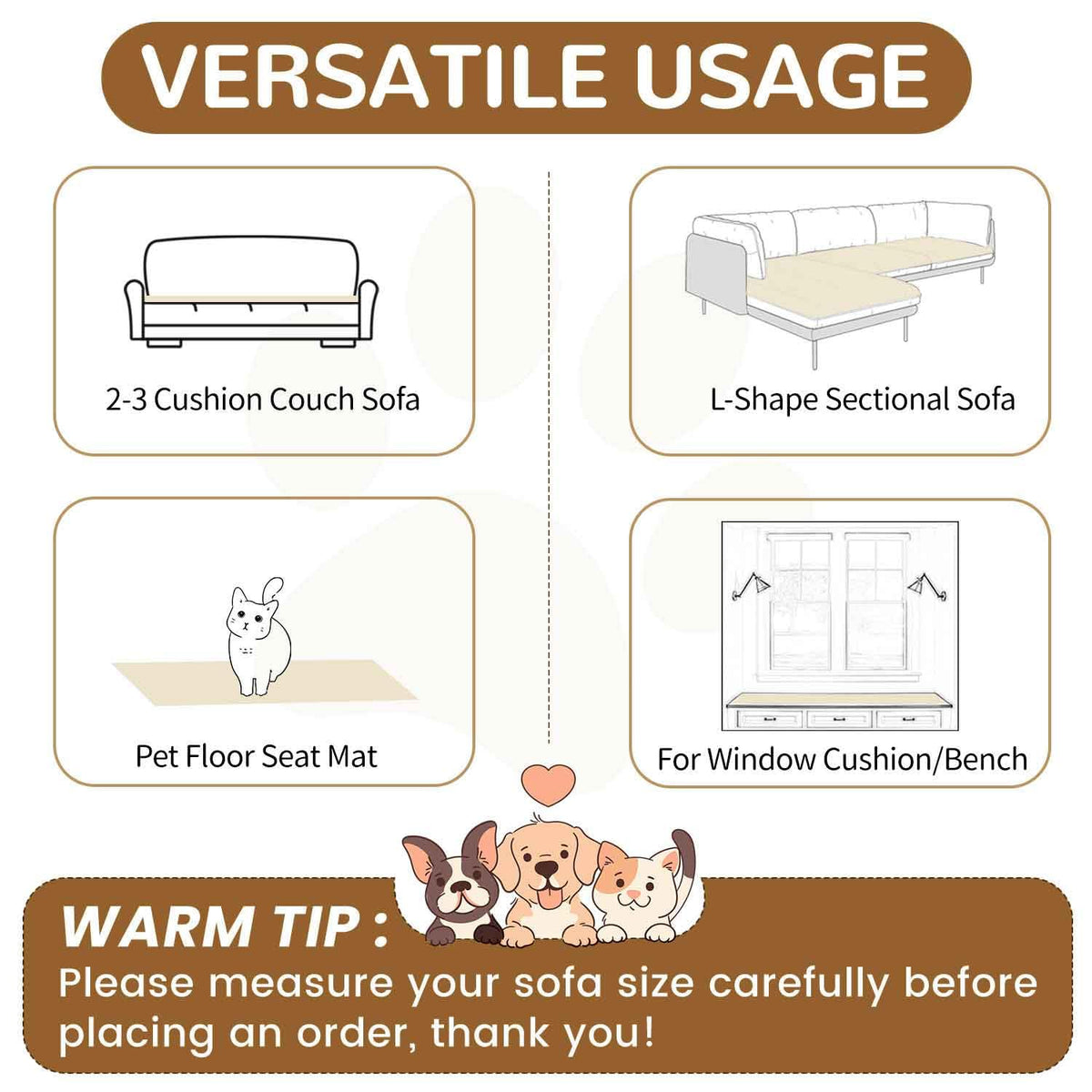 Pet Couch Cover Washable (9 Ounce)