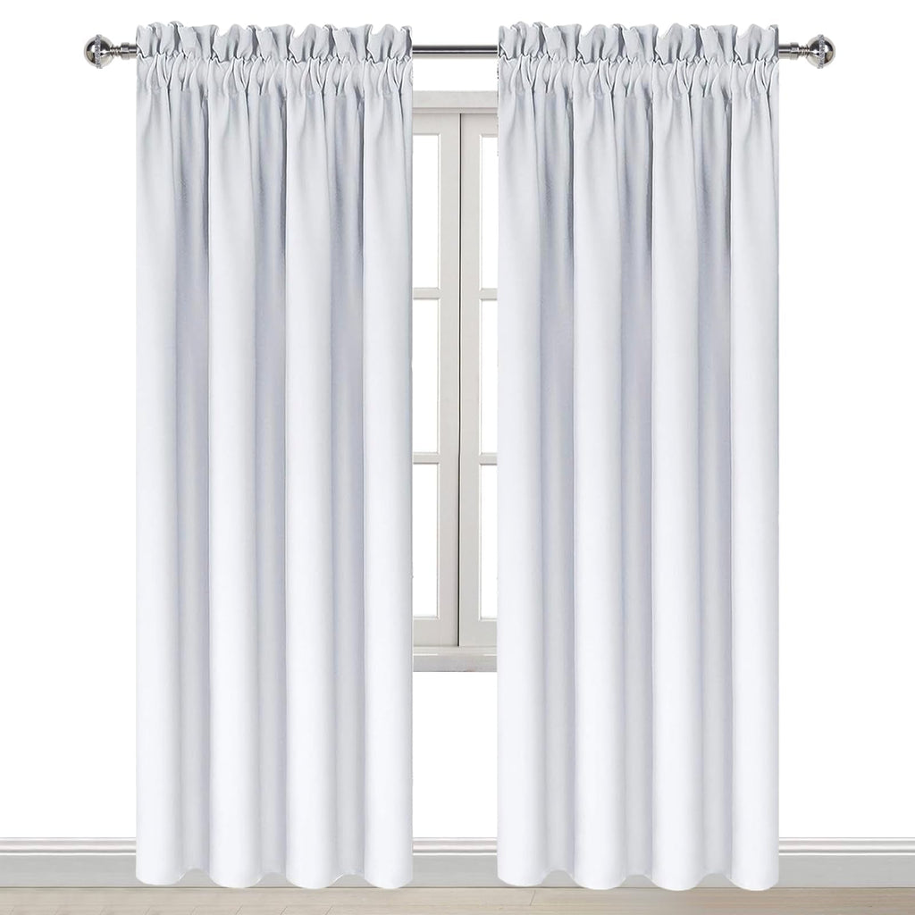 Blackout Curtains for Bedroom Living Room 52 x 84 Inch Long 2 Panels (2 Count)