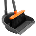 Long Handle Broom with Dustpan Combo Set for Office Home Kitchen Lobby Floor Cleaning Broom Dustpan for Indoor&Outdoor Sweeping