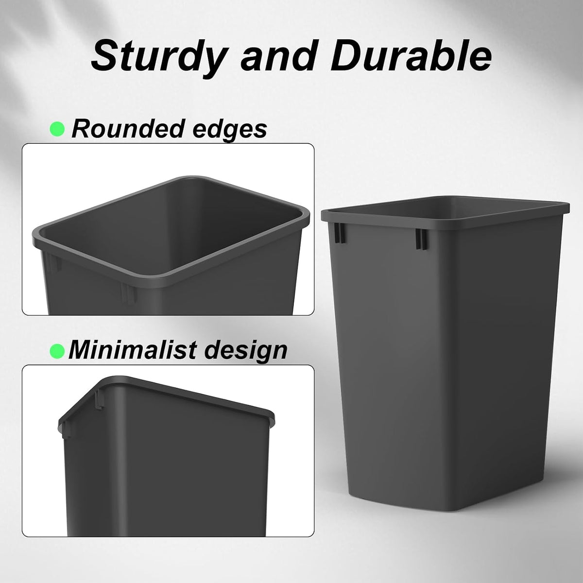 35QT Kitchen Trash Can
